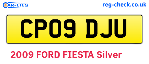 CP09DJU are the vehicle registration plates.