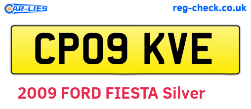 CP09KVE are the vehicle registration plates.