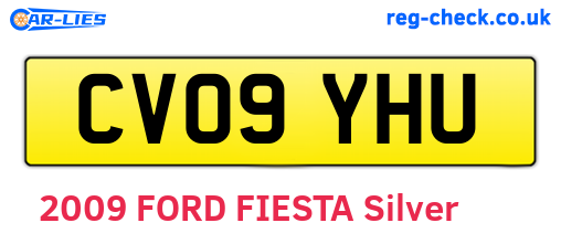 CV09YHU are the vehicle registration plates.