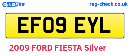 EF09EYL are the vehicle registration plates.