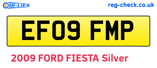 EF09FMP are the vehicle registration plates.