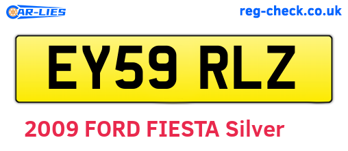 EY59RLZ are the vehicle registration plates.