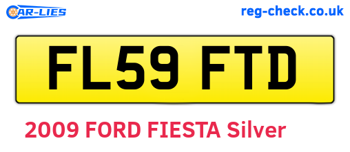 FL59FTD are the vehicle registration plates.