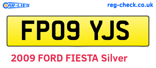 FP09YJS are the vehicle registration plates.