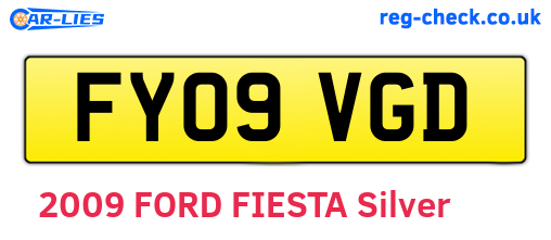 FY09VGD are the vehicle registration plates.