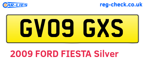 GV09GXS are the vehicle registration plates.