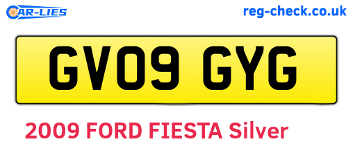 GV09GYG are the vehicle registration plates.