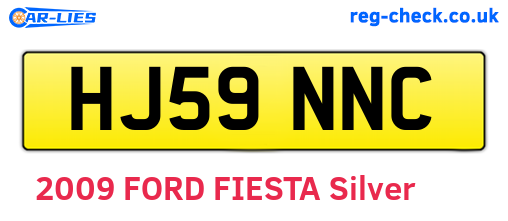 HJ59NNC are the vehicle registration plates.