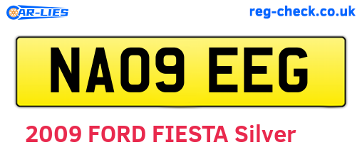 NA09EEG are the vehicle registration plates.