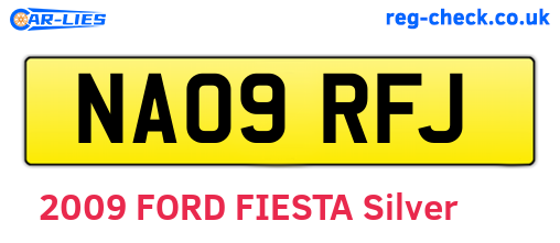 NA09RFJ are the vehicle registration plates.
