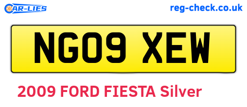 NG09XEW are the vehicle registration plates.