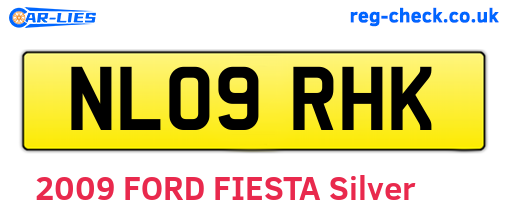 NL09RHK are the vehicle registration plates.
