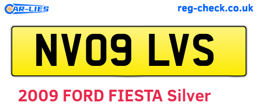 NV09LVS are the vehicle registration plates.