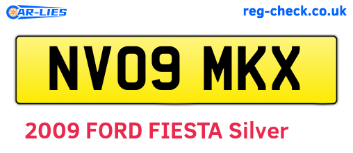 NV09MKX are the vehicle registration plates.