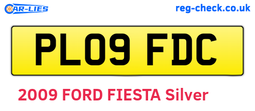 PL09FDC are the vehicle registration plates.
