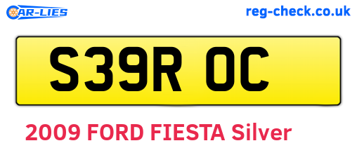S39ROC are the vehicle registration plates.