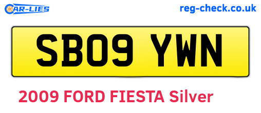 SB09YWN are the vehicle registration plates.