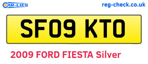 SF09KTO are the vehicle registration plates.