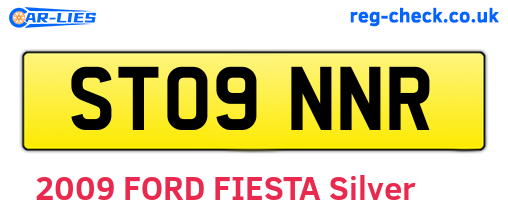 ST09NNR are the vehicle registration plates.