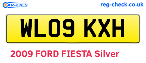 WL09KXH are the vehicle registration plates.