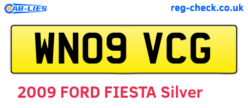 WN09VCG are the vehicle registration plates.