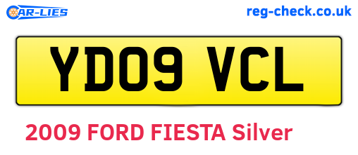 YD09VCL are the vehicle registration plates.