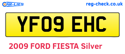 YF09EHC are the vehicle registration plates.