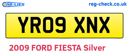 YR09XNX are the vehicle registration plates.