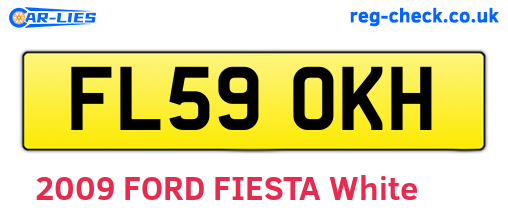 FL59OKH are the vehicle registration plates.