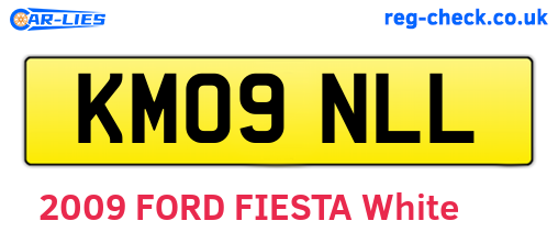 KM09NLL are the vehicle registration plates.