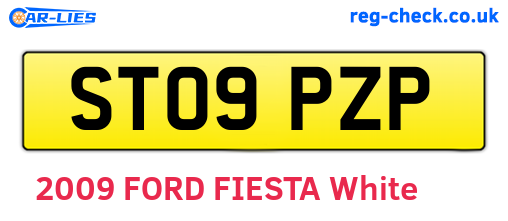 ST09PZP are the vehicle registration plates.