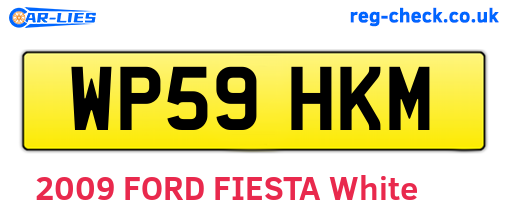 WP59HKM are the vehicle registration plates.