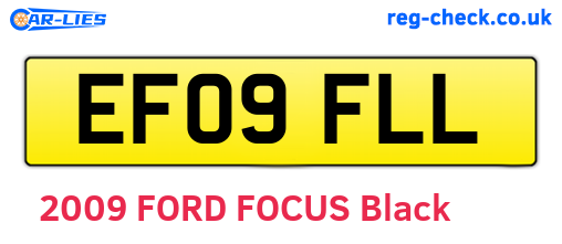 EF09FLL are the vehicle registration plates.
