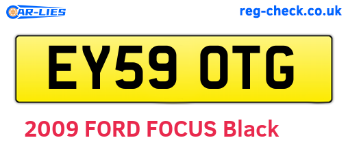 EY59OTG are the vehicle registration plates.