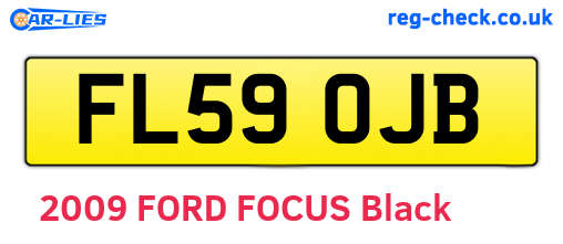 FL59OJB are the vehicle registration plates.