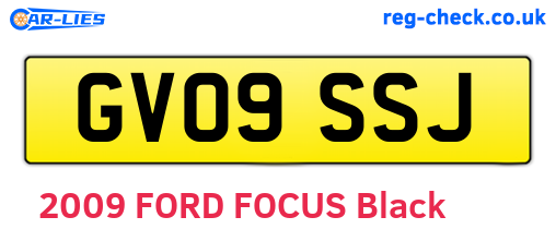 GV09SSJ are the vehicle registration plates.