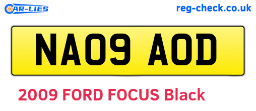 NA09AOD are the vehicle registration plates.