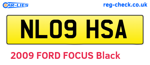 NL09HSA are the vehicle registration plates.