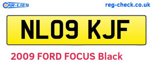 NL09KJF are the vehicle registration plates.