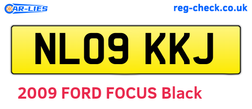 NL09KKJ are the vehicle registration plates.
