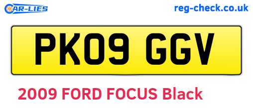 PK09GGV are the vehicle registration plates.