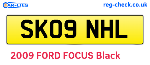 SK09NHL are the vehicle registration plates.