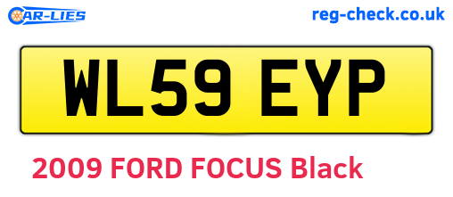 WL59EYP are the vehicle registration plates.