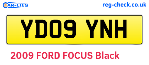 YD09YNH are the vehicle registration plates.