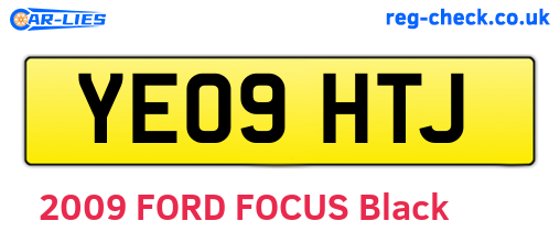 YE09HTJ are the vehicle registration plates.