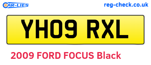 YH09RXL are the vehicle registration plates.
