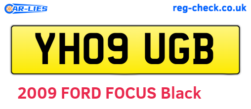 YH09UGB are the vehicle registration plates.