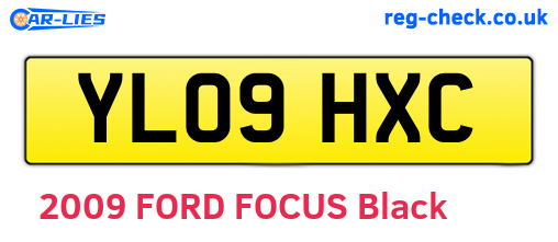 YL09HXC are the vehicle registration plates.