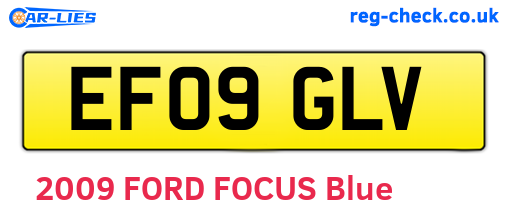 EF09GLV are the vehicle registration plates.