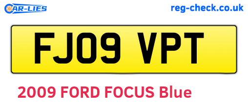 FJ09VPT are the vehicle registration plates.